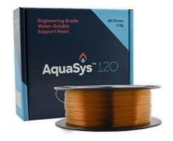 New Aquasys 120 3D Printing Support Materials Available in 1.75 mm and 2.85 mm Diameter Filament