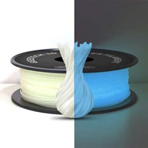 GEEETECH PLA 3D Printer Filament 1.75mm, Glow in The Dark Blue 1kg (2.2lbs) Spool