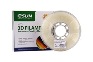 eSUN ePA 1.75mm Nylon 3D Printer Filament Natural 1kg Spool (2.2lbs) Spool, Natural ePA