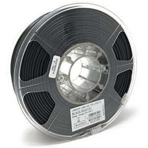 eSUN 3mm Black ABS+ 3D Printer Filament 1kg Spool (2.2lbs), Actual Diameter 2.85mm +/- 0.05mm, Black