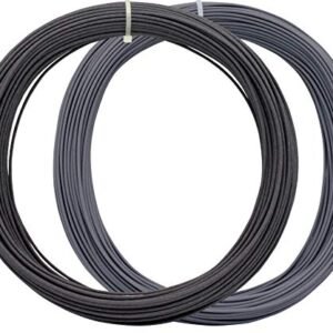 Polymaker PolyMide PA6-CF/GF Samples,1.75mm Filament, Carbon Fiber Reinforced Nylon 6 Filament Black Filament, Glass Fiber Reinforced Nylon 6 Filament Grey Filament, 2×100g