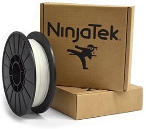 NinjaTek - 3DNF0817505 3DNF08117505 NinjaFlex TPU Filament, 1.75mm, TPE.5kg, Water (Clear) (Pack of 1)