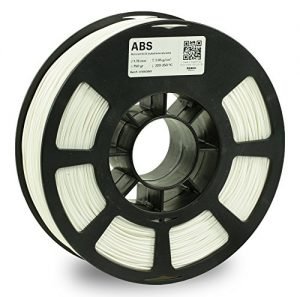 KODAK ABS Filament 1.75mm for 3D Printer, White, Dimensional Accuracy +/- 0.03mm, 750g Spool (1.7lbs), ABS Filament 1.75 Used as 3D Printer Filament to Refill Most FDM Printers