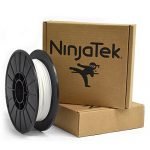 NinjaTek 3DAR00129005 NinjaTek Armadillo TPU Filament, 3.00mm, TPE, 2950cc, Snow (White) (Pack of 1)
