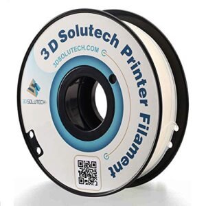3D Solutech Natural Clear 1.75mm Flexible 3D Printer Filament 2.2 LBS (1.0KG) - FLEXCLR
