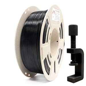 Reprapper Easy-to-Print Black PETG Filament for 3D Printer 1.75mm (± 0.03mm) 2.2lb (1kg)