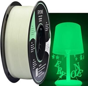 Eryone Glow Green in The Dark PLA 3D Printer Filament 1.75mm, Dimensional Accuracy +/- 0.05 mm, 1kg (2.2LBS) / Spool