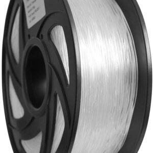 Flexible TPU 3D Printers Filament, 1.75mm,Color is Clear, Accuracy +/- 0.05mm, Net Weight 1KG(2.2LB),Transparent TPU