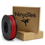 NinjaTek - 3DCH0317510 3DCH03117510 Cheetah TPU Filament, 1.75mm, TPE, 1kg Fire (Red) (Pack of 1)