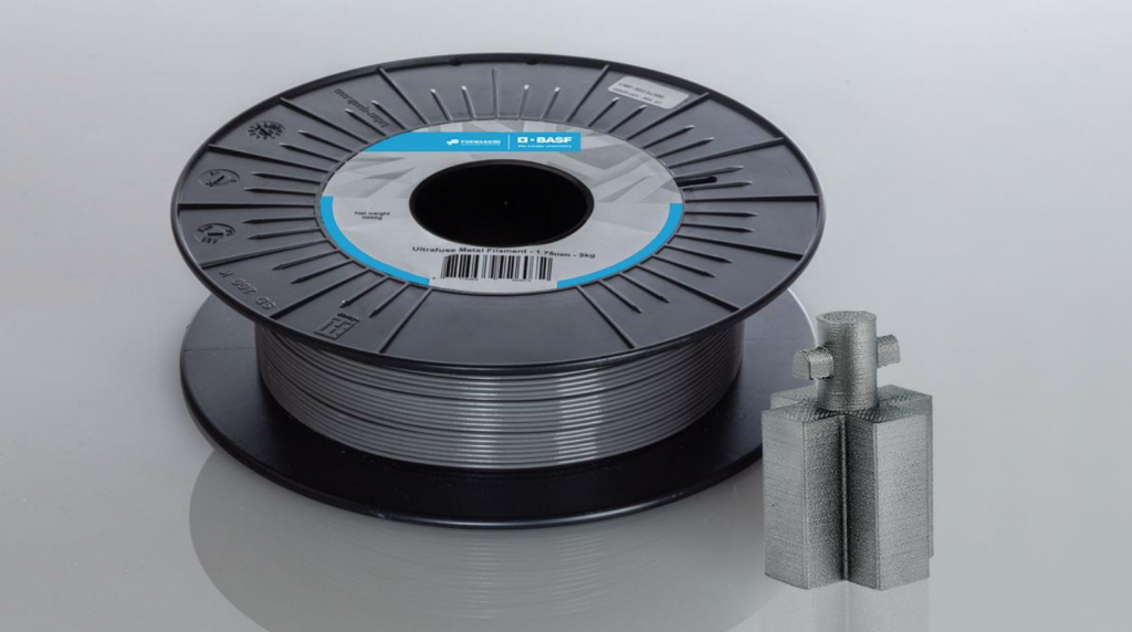 Ultrafuse 17-4 PH filament.  Photo via BASF.