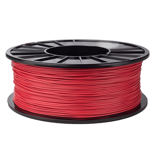 Phoenix filament in red, a nylon filament built for 3D printing and not customized