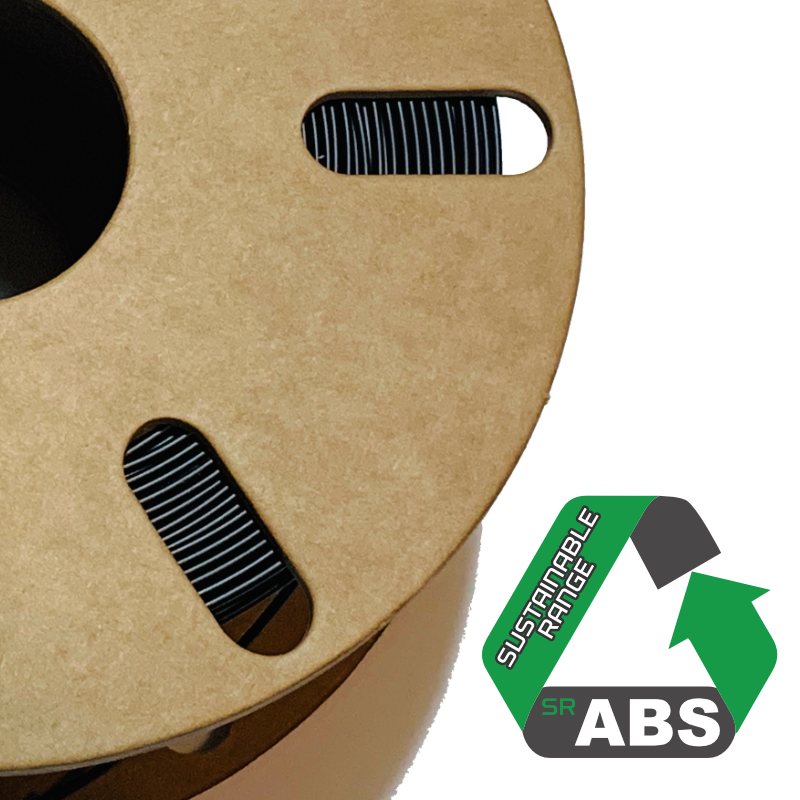 Sustainable ABS spool from Lancashire3D.  Photo via Lancashire3D.