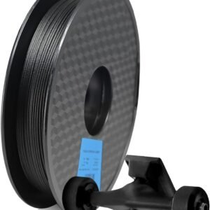 Yousu PA12-CF Filament, Nylon Filament 1.75 Black, 500g Carbon Fiber Nylon Filament, 1.75mm PA12-CF Warp Free & Moisture Free Nylon 3D Printer Filament.