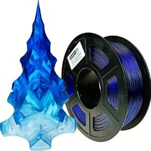 PETG 3D Printer Filament 1.75mm,Gradient Multicolors,Blue,1kg(2.2lbs) Accuracy +/-0.05mm for ender3 Cr10