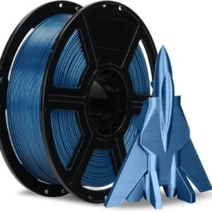 FLASHFORGE Rapid PETG Filament 1.75mm Metallic Blue, Max 600mm/s High Speed Printing, 3D Printer Filament 1kg Spool, Dimensional Accuracy +/- 0.02mm, Fits Most 3D Printers