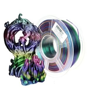 Rainbow Filament,Multi Color,Chameleon Galaxy,Net Weight 1kg(2.2lbs) Accuracy +/-0.05mm for ender3 Cr10 (Chameleon Galaxy Rainbow)